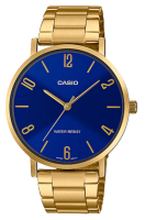 Casio Standard นาฬิกาข้อมือผู้ชาย สายสแตนเลส รุ่น MTP-VT01,MTP-VT01G,MTP-VT01G-2B2 - สีทอง