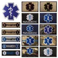 【YF】﹍  PARAMEDIC Embroidery Star of Morale Badges Assistance Strip Pharmacy Emblem Set