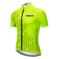 STRAVA Summer Cycling Jersey Set Maillot Ropa Ciclismo Cycling Bicycle Clothing MTB Bike Clothes Uniform Man Cycling Suit