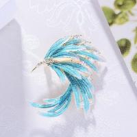 New Limited Edition Enamel Phoenix Brooch Fashion Elegant Suit Ladies Cheongsam Atmosphere Brooch Accessory Suit Feather Brooch