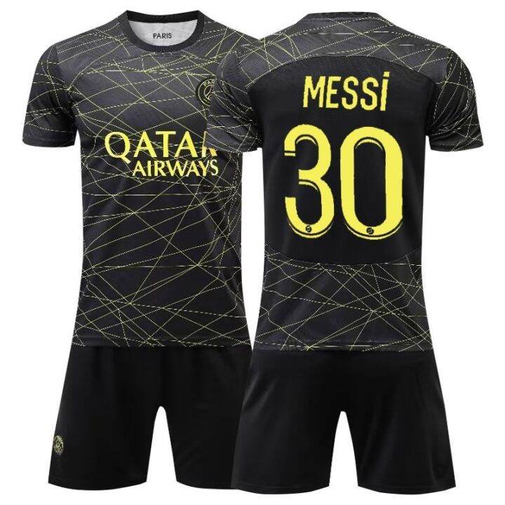 2223-paris-soccer-uniform-male-competition-training-suit-female-parent-and-child-quick-drying-fabric-short-sleeved-shirt-custom