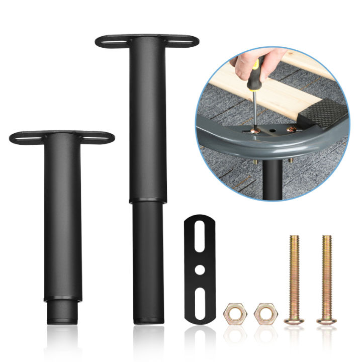 Adjustable Bed Legs, Retractable Heavy Duty Bed Center Frame Slatted
