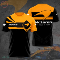 New！New 2023！F1 McLaren 3D mencetak T-shirt singkat, kering cepat, terlalu besar untuk pria, cocok untuk olahraga luar 2023. High quality products （Freeprinting of names）