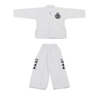 Whole Embroidery ITF Taekwondo Uniform Dobok Clothes Children Adult Unisex Martial Arts Training Sets