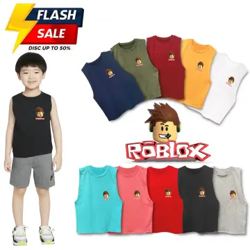 Roblox T-shirt for Kids Boys Game Cartoon Printed Sandbox Shirts