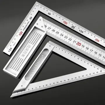 Perfk Right Angle Ruler L Shaped Square Ruler Measuring Tool