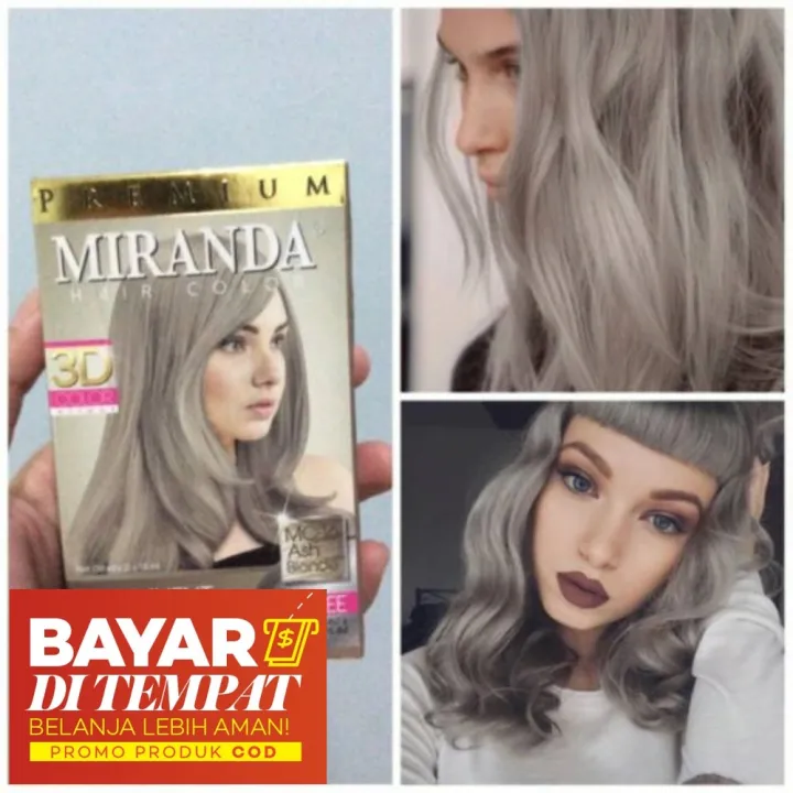 Rambut ash grey warna 50+ Ash