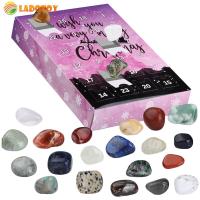 2023 Countdown Calendar Crystals Home Decoration Natural Minerals Rocks Interactive Toys for Geology Enthusiasts