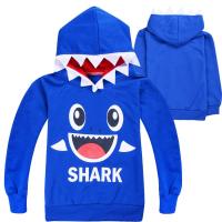 เด็กเสื้อผ้าเด็กเสื้อกันหนาวสาวการ์ตูน SHARK Face Hoodies เสื้อแฟชั่นผ้าฝ้ายแบบสบายๆฤดูใบไม้ผลิฤดูร้อนฤดูใบไม้ร่วง