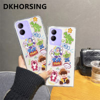 DKHORSING เคสสำหรับ VIVO Y17S Y27 Y36 Y78 Y02 Y02S Vivo Y02A Y02T Y16 Y22 Y22S Y35สร้างสรรค์ลายของเล่นกราฟฟิตีกันกระแทกแบบใสเคสโทรศัพท์นุ่ม Y17s Y27 4G 5G