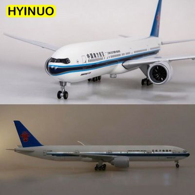 47CM 1/157 Scale Best Boeing B777 Dreamliner Aircraft Air China Southern Airlines Model W Light And Wheel Diecast Plastic Plane