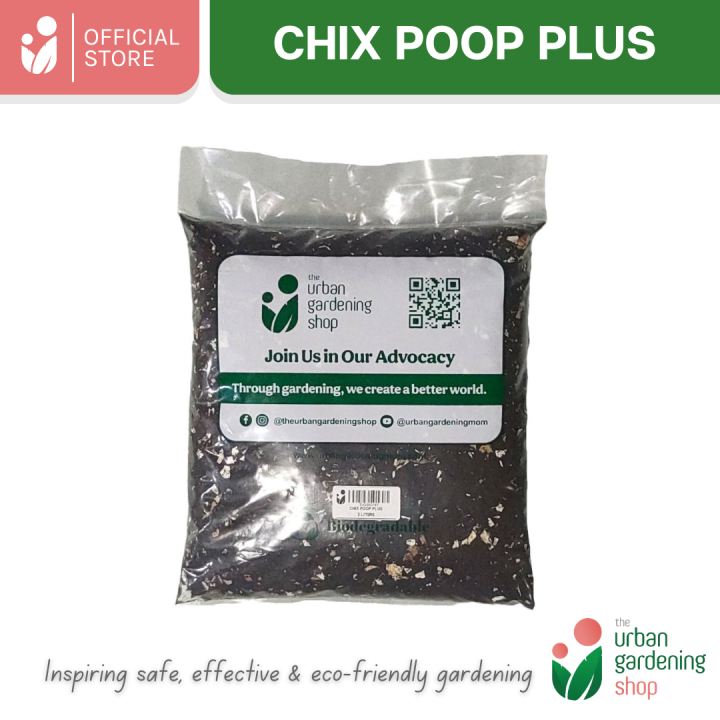 CHIX POOP PLUS AllNatural and Eco Friendly Plant Nutrients Made from Chicken Manure and Egg