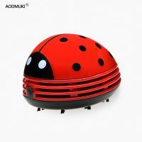 Aodmuki Mini Ladybug Desktop Coffee Table Vacuum Cleaner Dust Collector for Home Office