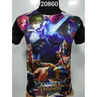 2023 In stock New  batch 3D design Mobile Legends Heroes UNISEX  size T-shirt ，Contact the seller to personalize the name and logo