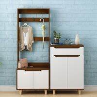 [COD] Shoe cabinet with hanger integrated combination coat floor-to-ceiling bedroom door storage home hall