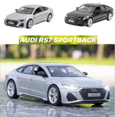 1:35 Audi RS7 Die-Cast Vehicles Alloy Car Model Sound And Light Pull Back Function Car Model Collection Car Toys