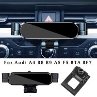 ที่ยึดที่ติดโทรศัพท์ในรถยนต์แบบปรับได้สำหรับรถ Audi A4 B8 A5 B9เปิดประทุน8F 8TA 8T F5อุปกรณ์ตกแต่งภายในรถยนต์