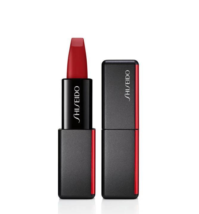 ลิปสติก ชิเชโด้ ModernMatte Powder Lipstic ขนาด 2.5g #516 Exotic Red ลิปเนื้อแมท ที่ไม่ทำให้ริมฝีปากแห้ง เบาสบาย