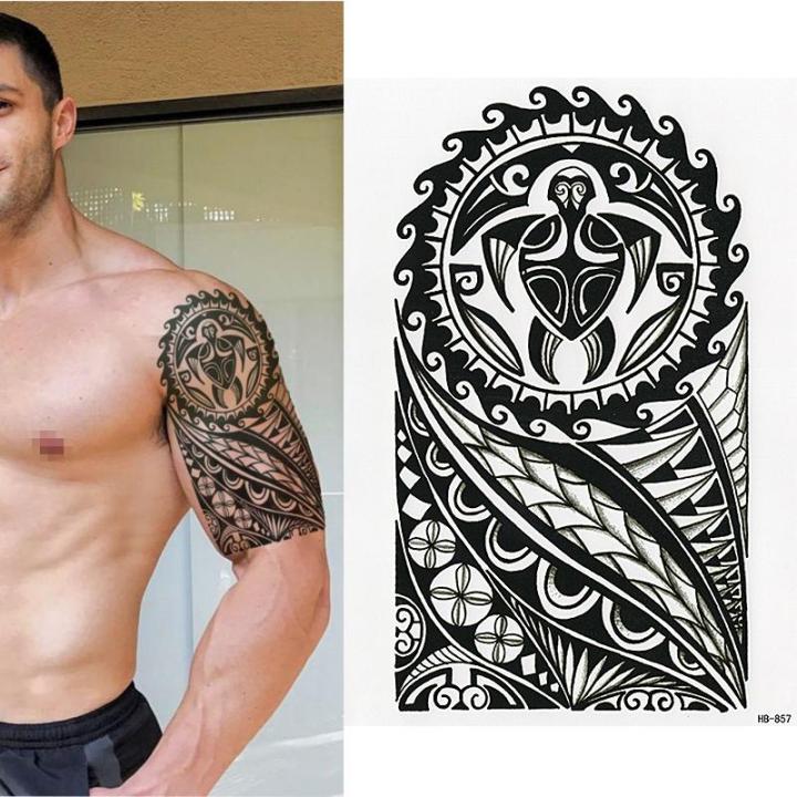 Thanh Tattoo Long An  Hình xăm Maori Thể loại xăm xuất phát từ các bộ lạc  ở New Zealand  Tượng trưng cho sức mạnh sự chinh phục và là lá