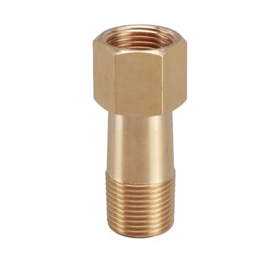 35 50 75 100 -250mm Length 1/8 1/4 3/8 BSP Female To Male Brass Connector Pipe Fitting Long Nipple Rod Coupler Water Gas Oil