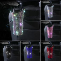 Car Umbrella Holder Cup Drink Holder Trash Can Car Seat Storage Box Stowing Tidying Organizer Bling Car Accessories for Woman