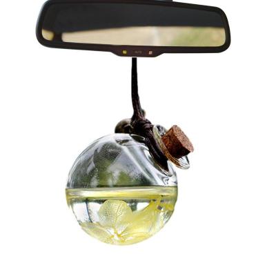 【DT】  hotCar Air Hanging Perfume Bottle Auto Accessories Interior Perfume Diffuser Rotating Propeller Outlet Car Mirror Aromatherapy