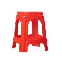 Stools พร้อมเก้าอี้พลาสติกหนาสูงสำหรับผู้ใหญ่,เก้าอี้โต๊ะเก้าอี้ทรงสี่เหลี่ยมขนาดใหญ่สำหรับนั่งในบ้าน