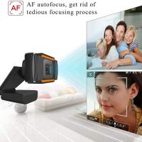 ✇ Web Camera with Microphone HD Webcam 1080p USB Camera 110 degrees rotatable 2.0 Video Recording For PC Computer