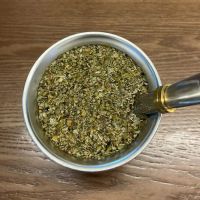 Yerba ถ้วยคู่304ผนังโลหะสแตนเลสสองชั้น8ออนซ์แก้วชาแบบพกพา Argentine Yerba Mate น้ำเต้าพร้อมบอมบิลลาและแปรงทำความสะอาด