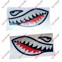 【Limited stock】 คู่ Flying Tigers Shark Decal สติกเกอร์รถไวนิลสะท้อนแสงภาพวาดขนาด