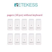 ♂ Retekess TD157 Pagers สําหรับร้านอาหาร ร้านกาแฟ คลินิก ระบบโทรแบบไร้สาย (10 ชิ้น)