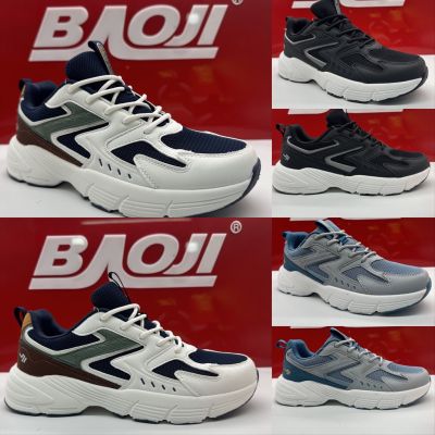 [New 06/2023] BAOJI บาโอจิ แท้100% รองเท้าผ้าใบผู้ชาย bjm782