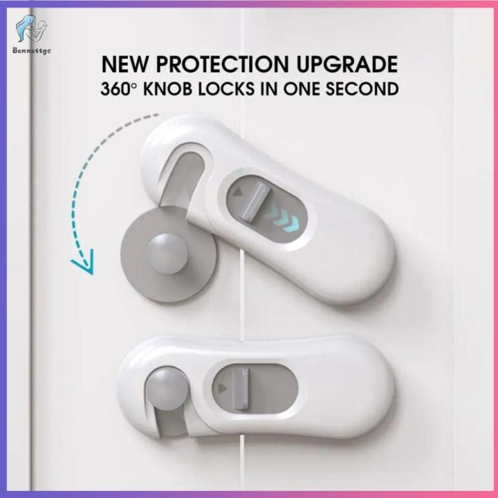 Plastic Portable Home Window Baby Safety Lock Cabinet Lock