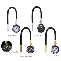 ♀♧❦ Tire pressure gauge high-precision tire pressure tester car motorcycle general 4x4 needle long tube tire pressure gauge 0-100Psi