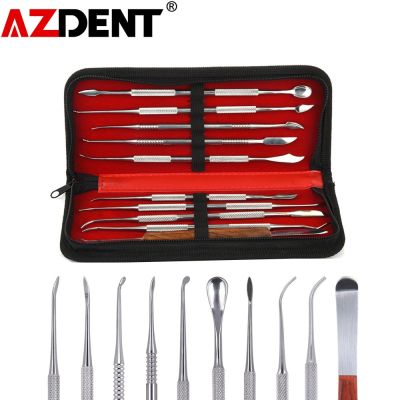 1 Set Dental Wax Carving Tool Stainless Steel Sculpture Instrument Versatile Kit Dental Lab Equipment