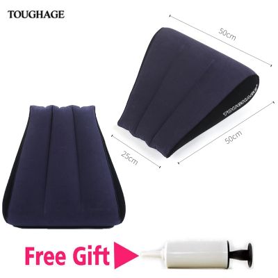 Toughage Sex Furniture Inflatable Sexual Position Sofa Sex Cushion Pillow Multifunctional Magic Triangle Pillow with Free Gift