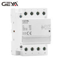 จัดส่งฟรี GEYA 4จุด4NO 63A หรือ2NC2NO 220โวลต์230โวลต์5060เฮิร์ตราง Din ครัวเรือน AC Modular คอนแทค4NC 3NO1NC