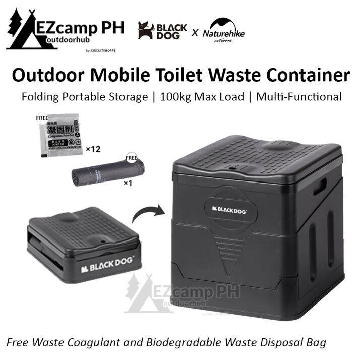 BLACKDOG by Naturehike Outdoor Portable Folding Mobile Toilet Seat