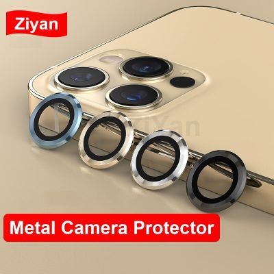 For iPhone 14 13 Pro Max 11 Metal Ring Glass Full Cover Camera Lens Protectors For iPhone 12Pro Max Mini 12Pro Protective Cap