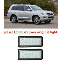 2pc Car Accessories Special Car License Plate Light Lamp For 08-12 Lexus LX570 (URJ200) canbus error free