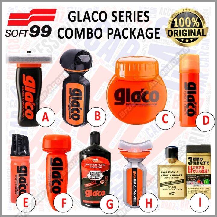Soft99 Glaco Series Ultra Glaco/ W Jet Strong/ Mirror Coat Zero/Glass ...