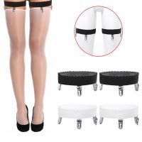 【YF】▧  Accessories Non-slip Silicone Elastic Thigh Garter Belts Stockings Fastener Suspender with Metal