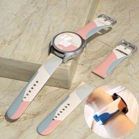 20mm 22mm Band for Samsung Galaxy Watch 4 3 active 2 Gear s3 Morandi silicone bracelet correa Galaxy watch 5 44mm 40mm pro strap Straps