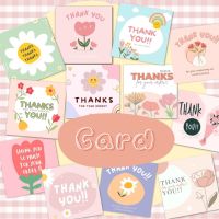 【CW】 50Pcs Thank You Card Your Label Small Businesses Packet
