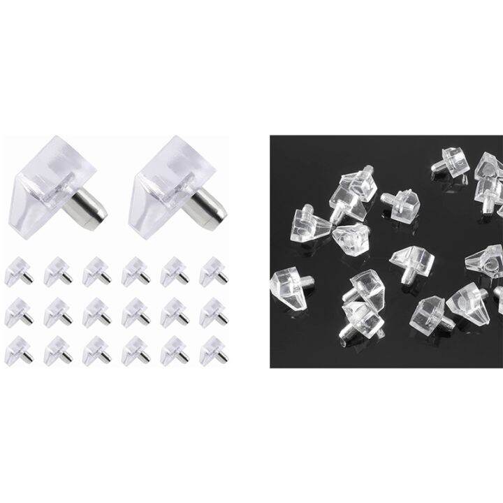 Shelf Support Pegs 5mm Plastic Clips Holder, Book Shelf Holder