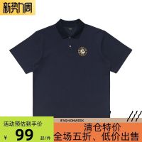 2023 Summer Korean MALBON GOLF Golf Clothing Mens Short-Sleeved T-Shirt Casual All-Match POLO Shirt