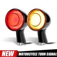 ไฟสัญญาณเลี้ยว LED รถจักรยานยนต์สำหรับ Sportster XL1200 XL883 1992-Up/Electra Glide/Road King/FLHX อำพันแฟลชสัญญาณไฟสีแดง