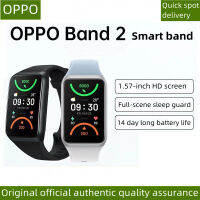 OPPO Band นาฬิกา2สร้อยข้อมืออัจฉริยะกีฬาฉากเต็มอัตราการเต้นหัวใจเครื่องวัดการนอนหลับออกซิเจน NFC สำหรับผู้ชายและผู้หญิง