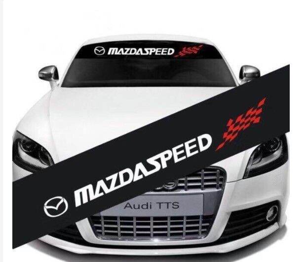 Car Mazda Universal Windshield reflective sticker | Lazada PH