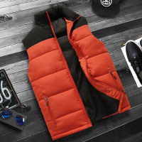 FALIZA New Mens Vest Jackets Sleeveless Vest Winter Mens Warm Vest Homme Casual Thicken Waistcoat Chalecos Para Hombre 5XL MJ-M